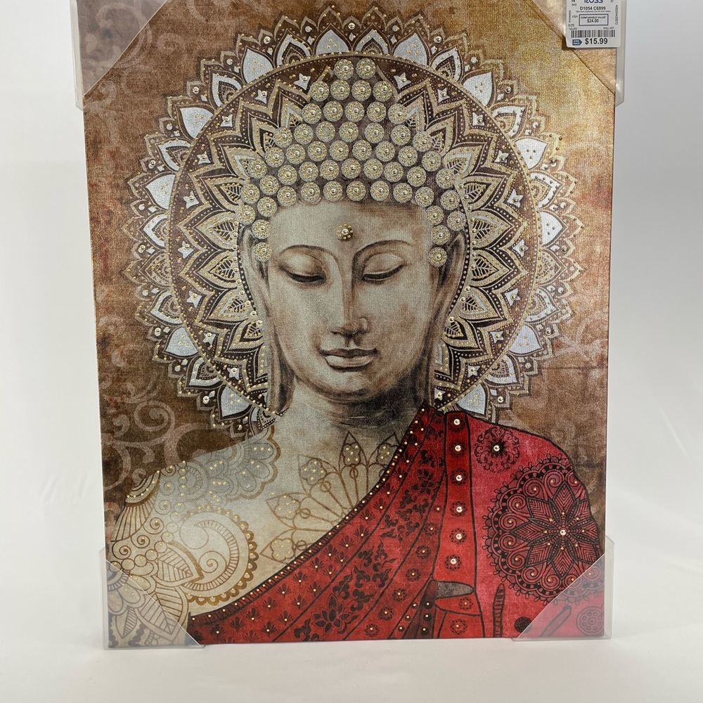 BRAND NEW! Beaded Budda Tapestry Wall Art Hanging Decor Picture